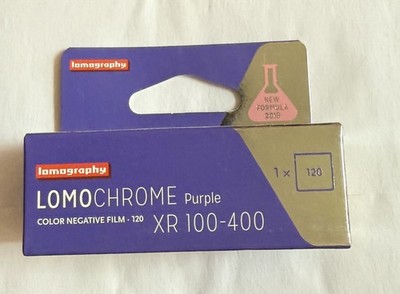 Lomography LomoChrome Purple XR 100-400 120 Film Roll 2019 Formula Expired 2022