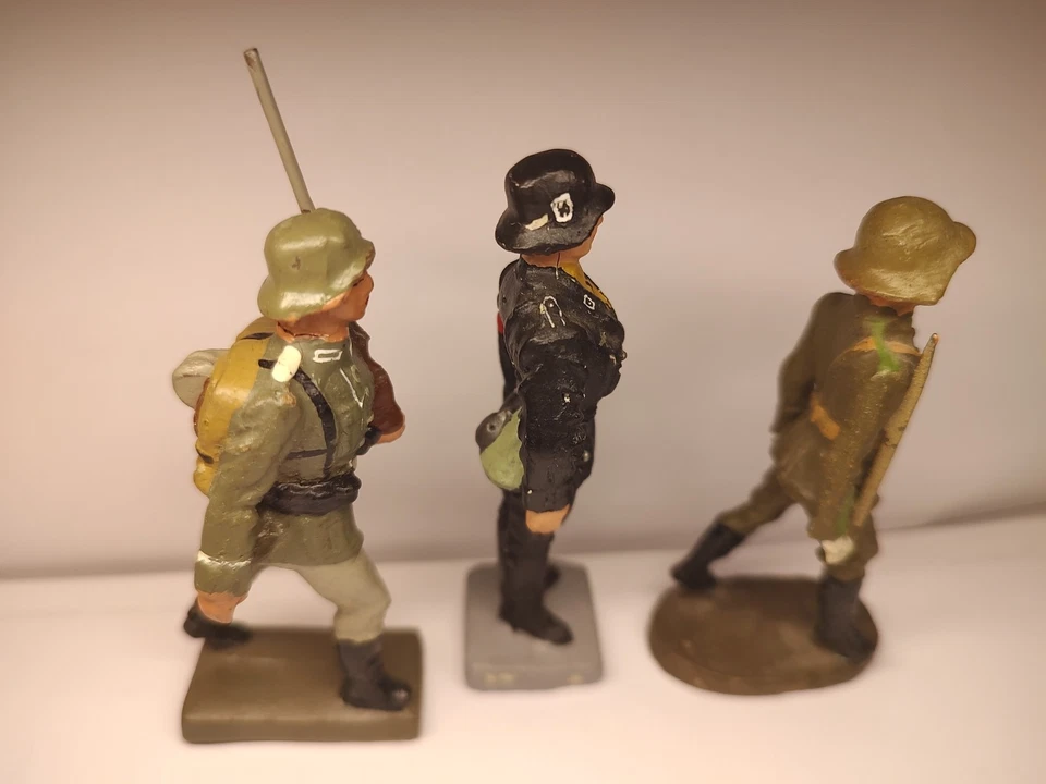 Soldados alemanes de juguete Elastolin, Lineol Foto 2 de 3
