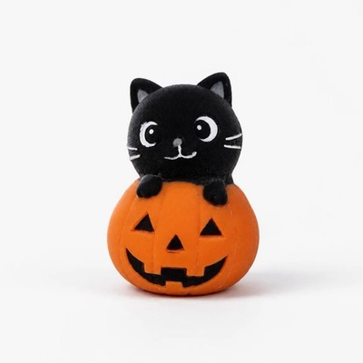 Rare Aurora Marshmallow Cuties Cat-O-Lantern Halloween Squishy