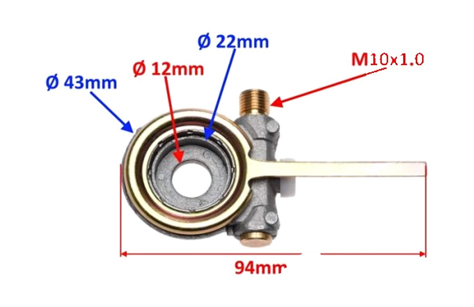 Contre moteur pour Piaggio Ciao Zap P1, pièce carter moteur cyclo 50 cc de rechange
