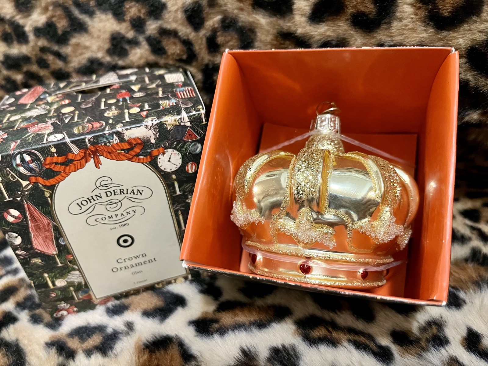 John Derian x Target Glass Gold Crown Ornament Christmas 2025 