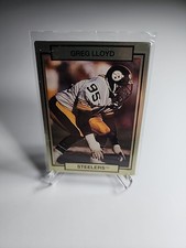 1990 Hi-Pro Marketing Gold Football Card Greg Lloyd Steelers  #227