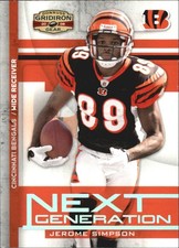 2008 Gridiron Gear Football Next Generation Silver Singles xxx/250 - You Choose