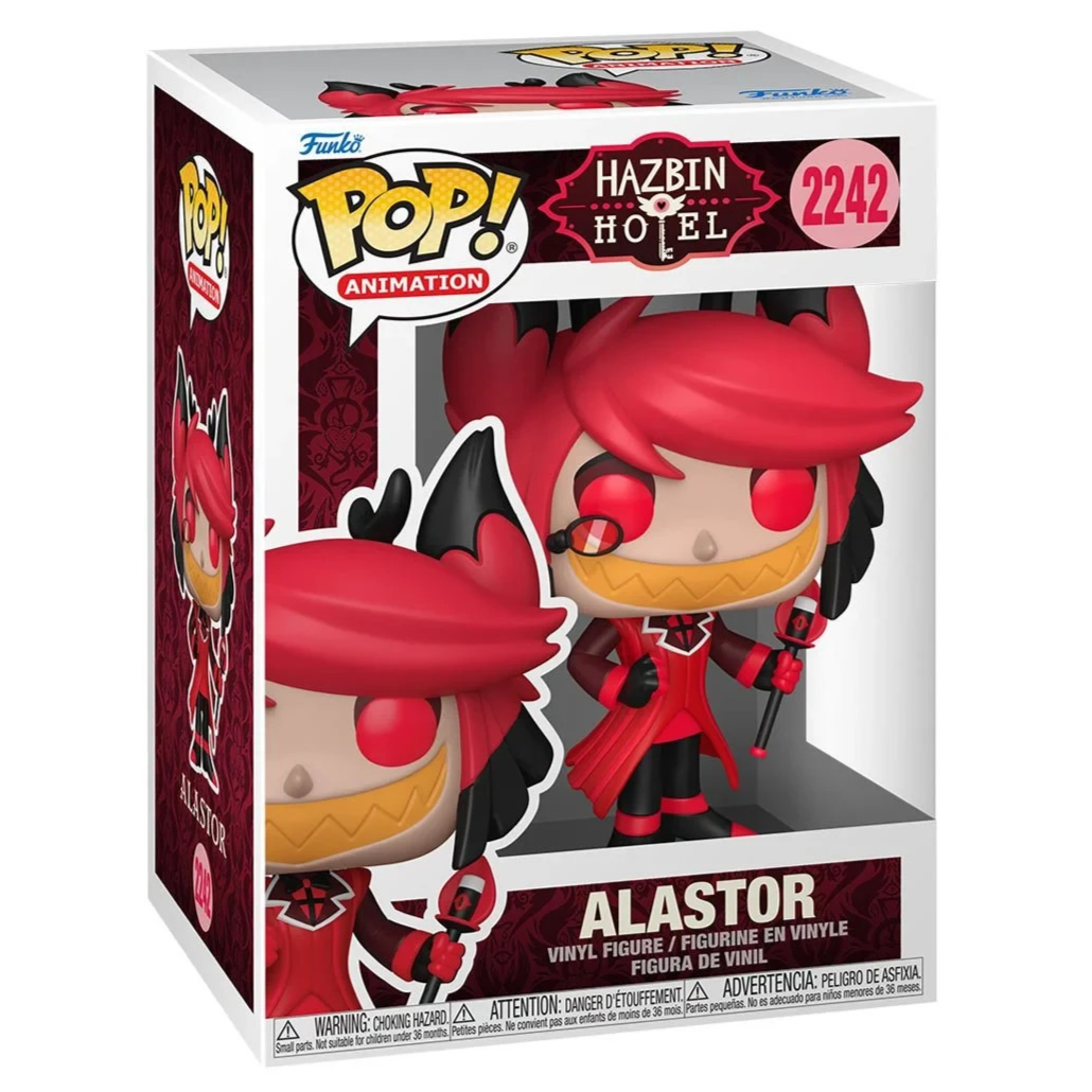 Alastor Funko POP! Hazbin Hotel #2242 FREE SHIPPING & PROTECTOR