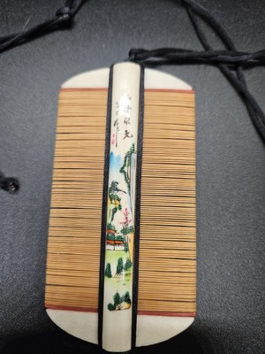 Antique Vintage Hair Comb Pin Brush Double Sided China  display picture 3