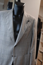 LARDINI SARTORIA GIACCA LANA+SETA TG 52 PRIM-ESTATE 960,00 CARTELL. LAR-03K