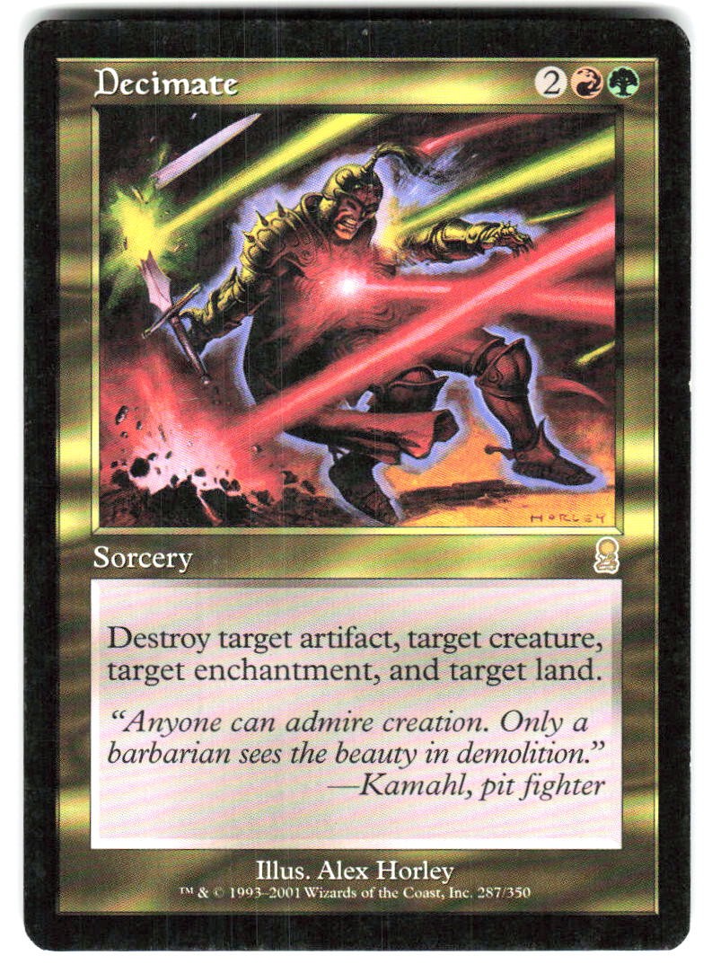 Decimate #287 Odyssey - MTG TCG Card