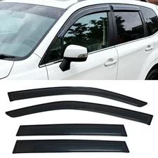 Set of Window Visors Vent Rain Guards Fiit Subaru Forester 2014 2015 2016-2018