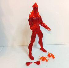 HUMAN TORCH Marvel Legends Johnny Storm Fantastic Four Retro Hasbro COMPLETE