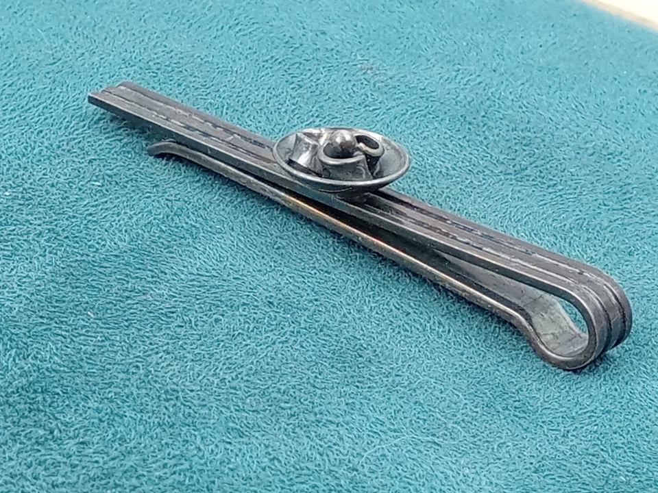 Rare Signed Niels Erick From Denmark Sterling Silver tie bar - Image 4 of 4