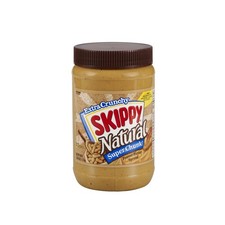SKIPPY Natural SUPER CHUNK Peanut Butter Spread, 7 g Protein Per Serving, 40 oz.