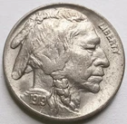 1919 Buffalo Nickel UNC, Nice Grade 5C coin