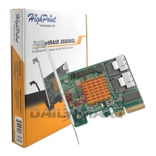 New In Box HIGHPOINT RocketRAID 2680SGL RAID Controller PCI-E x4 8-Port
