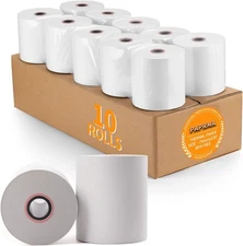 3 1/8'' x 230ft' Thermal Paper Receipt 10 Rolls, 3 1/8 x 230ft, 10 Rolls 