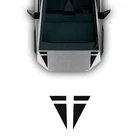 decals hood Twin Blades Tesla Cybertruck