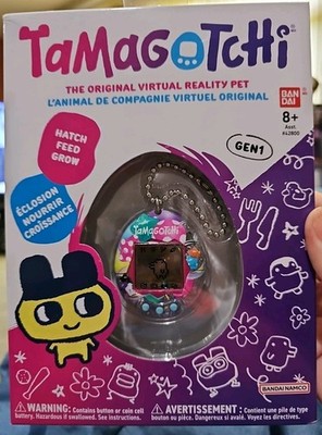 New Sealed The Original Tamagotchi Gen 1 Pretty Party Virtual Pet Multi Colored
