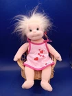 VTG 2001 TY BEANIE KIDS "SWEETIE" Plush Doll *Pink Heart Dress TAGS *See Descrip