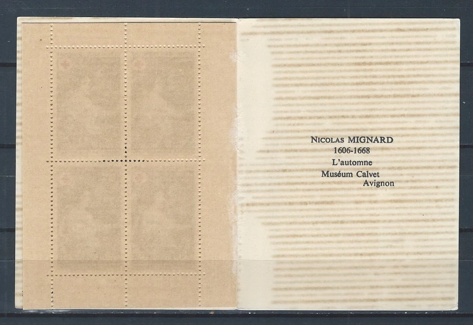 G - 011 - CARNET CROIX ROUGE 1968 - * * - SUPERBE ERREUR D'IMPRESSION - Photo 2/4