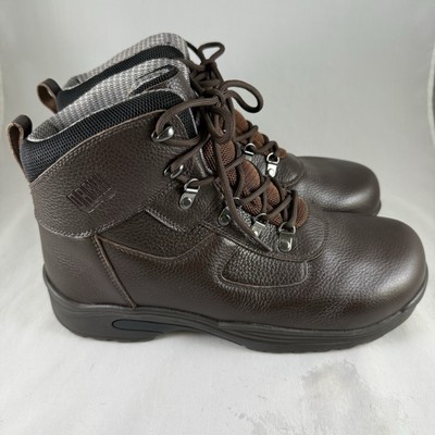 Drew Rockford Steel Toed Waterproof Work Boot Dark Brown (Size 8.5 4W)
