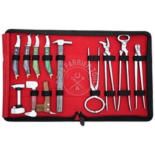Farrier Tools Kit Complete Hoof Care Set Nipper Clincher Hammer Knives  Brush