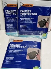 Lot of 3 -Frost King FC3 Slip-On Winter Outdoor FAUCET Sock Cover Protector