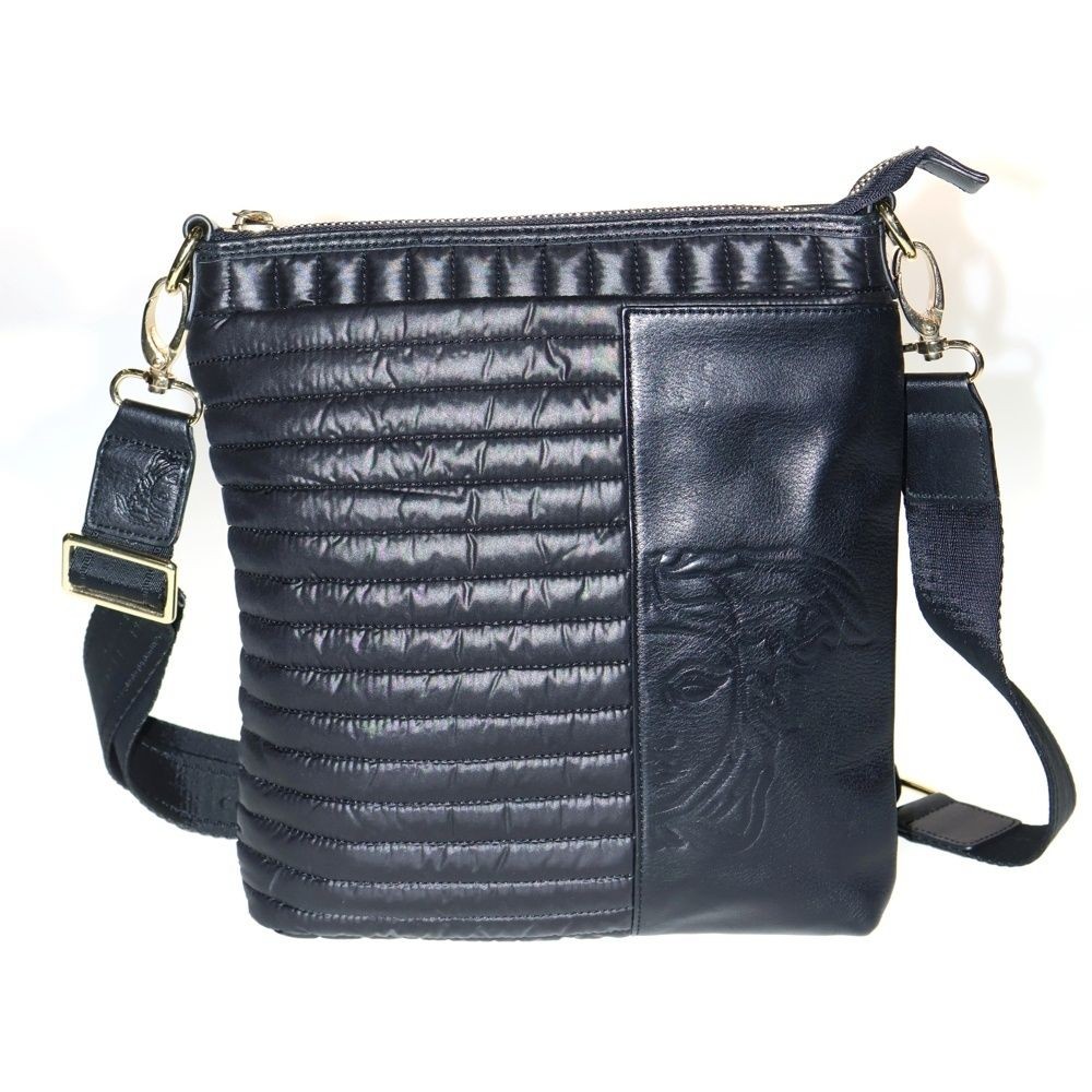 VERSACE (Versace) Nylon Leather Combination Quilt… - image 1