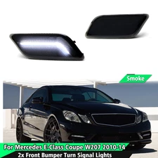 Coupe LED Side Marker Light For 10-13 Mercedes E Class W207 C207 E350 E550 2Door