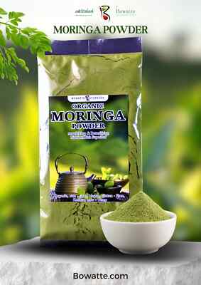 Dried Moringa Leaf Powder(Moringa Oleifera) Natural Pure Organic Ceylon 100%