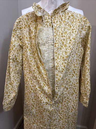 Vintage 1960er Jahre Requisite Blumenmuster Paisley Kleider handgefertigt Peter Pan Kragen Teen schmal x 2 - Bild 13 von 22