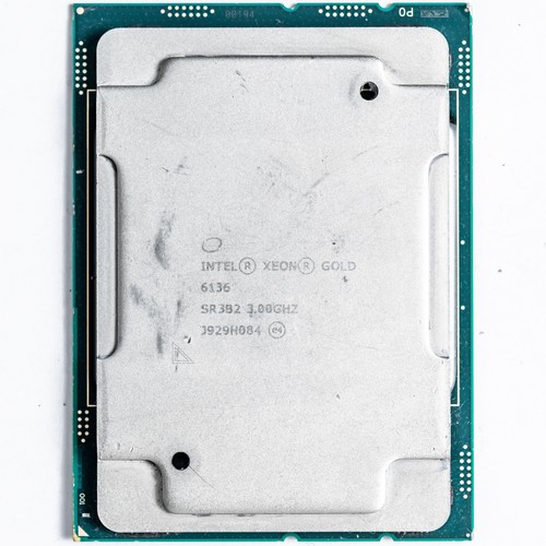 Intel Xeon Gold 6136 SR3B2 LGA3647 3GHz 12 Core Processor Skylake 150W AVX512