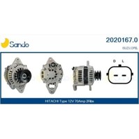 Generator Sando 2020167.0 FüR Isuzu Opel Hitachi