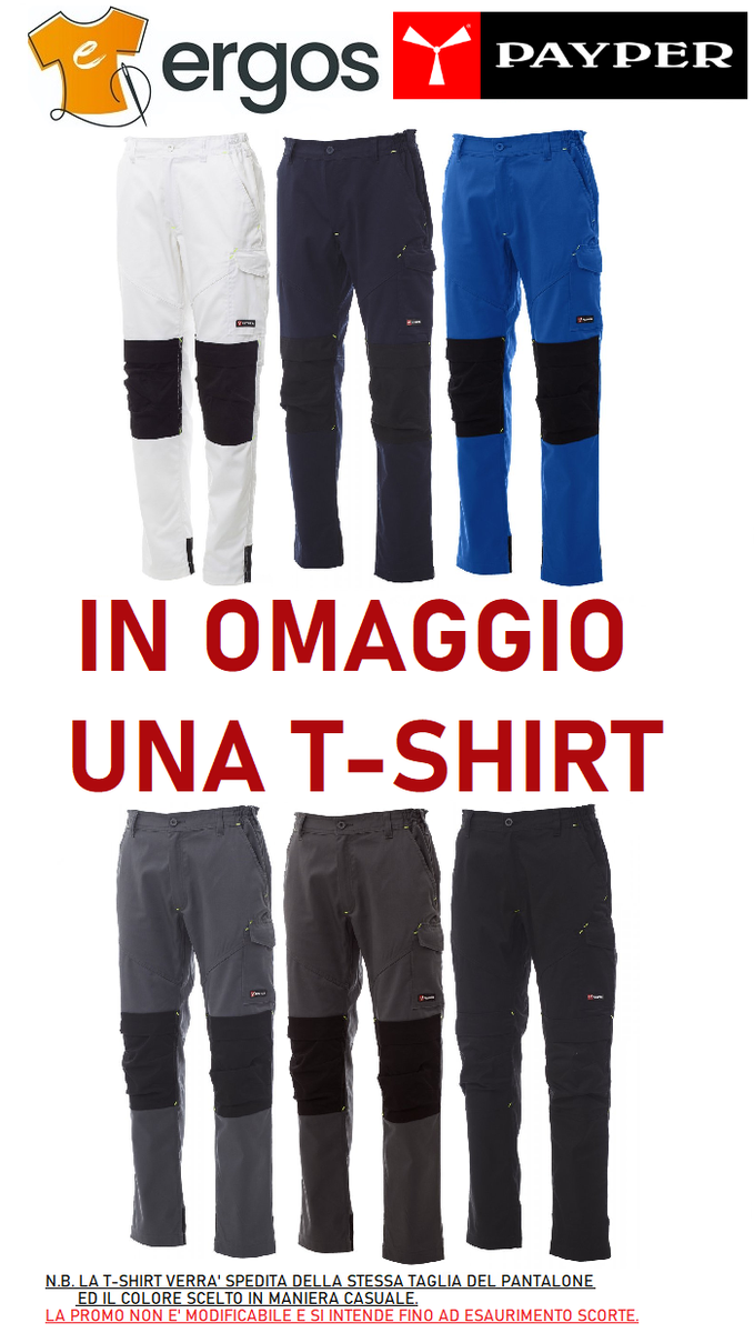 Pantalone Unisex Worker Reflex PAYPER – Blu Navy, Taglia M, Tessuto Classico Con Cerniera, Ideale Per Personalizzazioni Con Ricamo E Stampa