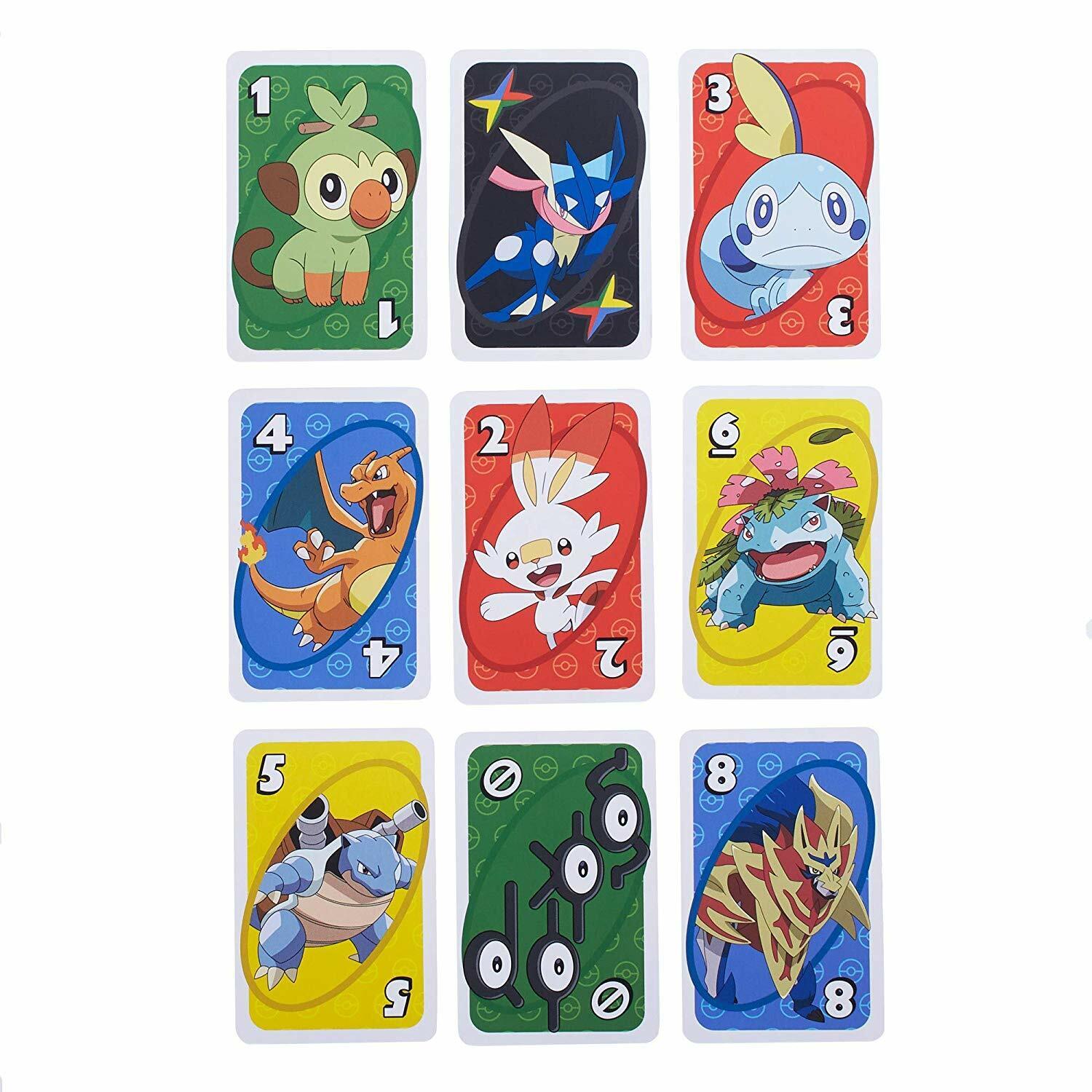 Jogo de Cartas UNO Pokémon