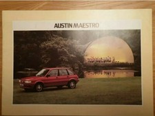 Brochure Depliant Catalogo Prospekt AUSTIN MAESTRO 1983 ITALIANO RARO 20 pag