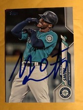 2020 Topps Seattle Mariners Mallex Smith Autographed Card #303