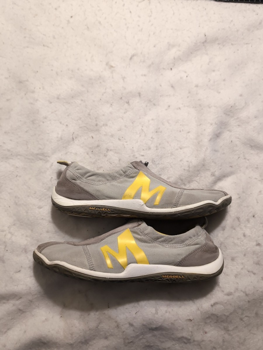 Merrell Lorelei Ice Zip-Front Walking Shoes, Grey Yellow, Womens Size - Main Image