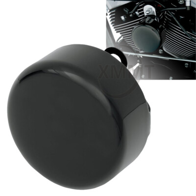 Black Horn Cover Round for Harley Dyna Fat Bob/Super Glide/Wide Glide/Street Bob