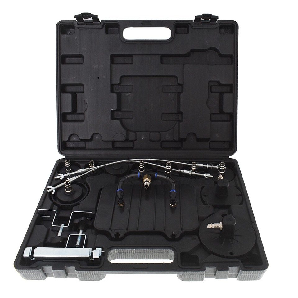 Portable Pneumatic Air Pressure Kit Brake & Clutch Bleeder Valve System Tool - Foto 4