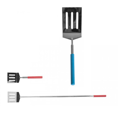 WENDER EDELSTAHL AUSZIEHBARER GRIFF KÜCHE BBQ UTENSIL SPATEL FISCH 