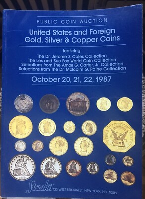 STACK's OCTOBER 1987 U.S.A. and WORLD GOLD SILVER COPPERS AUCTION - *57759140  