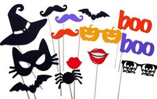 Halloween Photo Booth Props Masks Mustache On A Stick,Halloween Decorations,USA