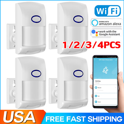 Lot of Tuya Smart Motion Sensor Security Alarm Home Security PIR Motion Detector