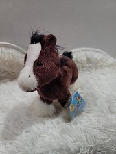Webkinz Lil Kinz Clydesdale Horse, HS139 , With Sealed Code, NEW With Tag 