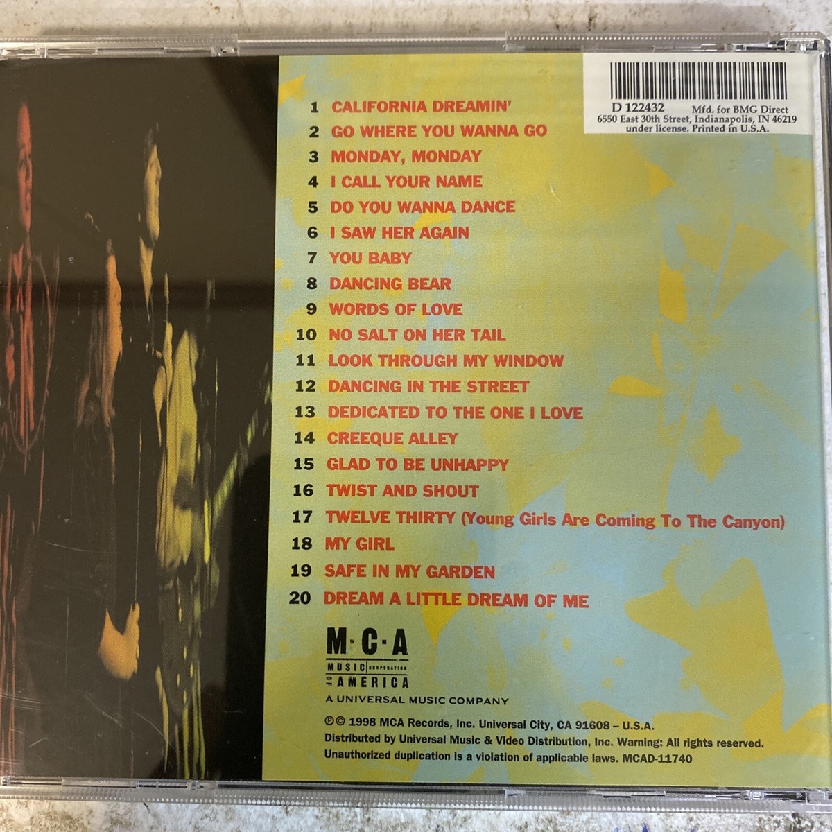 The Mamas and The Papas Greatest Hits Cd 20 Tracks -EXC! -NN | eBay