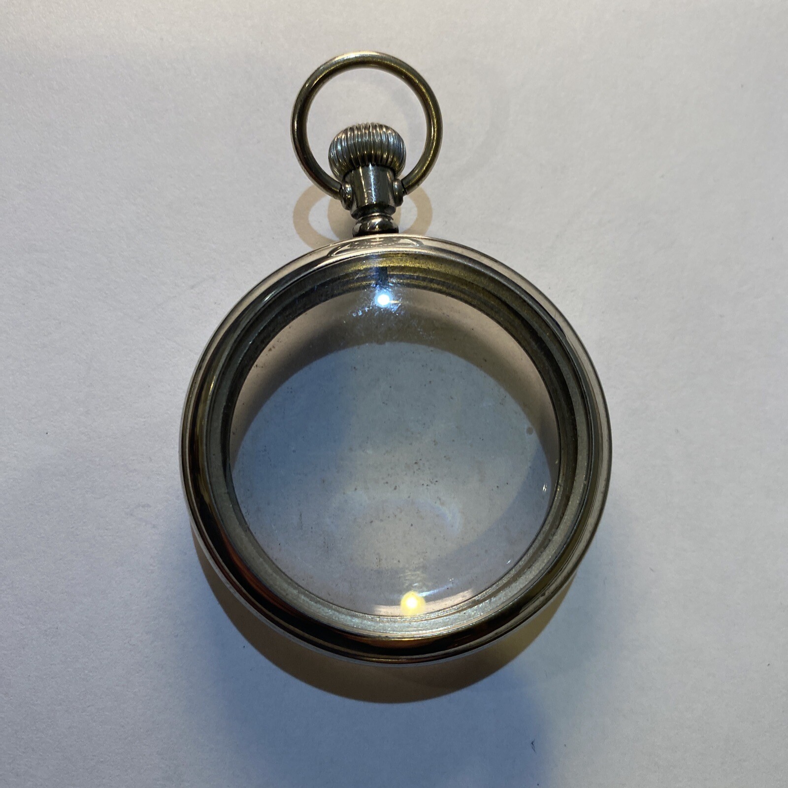 16 size Factory glass back Original display Pocket Watch Salesman Case