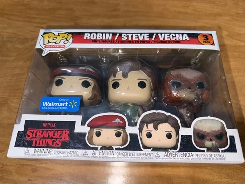 Stranger Things Funko Pop! 🙃3-Pack Robin, Steve, Vecna Battle! 🔥