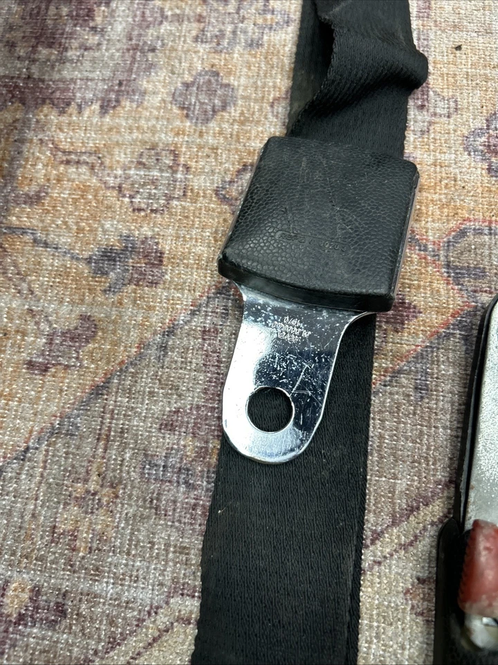 Porsche Seatbelt Set 1970 Date Code 911 912 914 Lap Belts Left And Right Set Foto 4 de 4