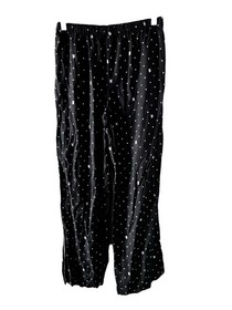 Victoria&rsquo;s Secret Modal Pajama Set Pants & Top Black Vs Logo Dot Sz S NWT Lounge