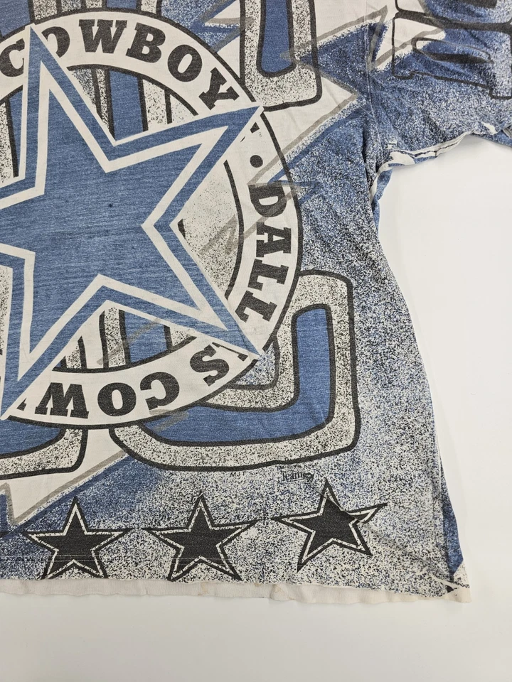 Camisa De Colección 98 Dallas Cowboys Talla XL Estampado Completo Magic Johnson T ANGUSTIADA Foto 4 de 4