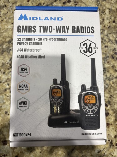 Midland GXT1000VP4 up to 36 Mile Two-way Radio